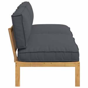 Set pohovek Antracit 240 x 92 x 69 cm Masivní akátové dřevo - obrázek 7