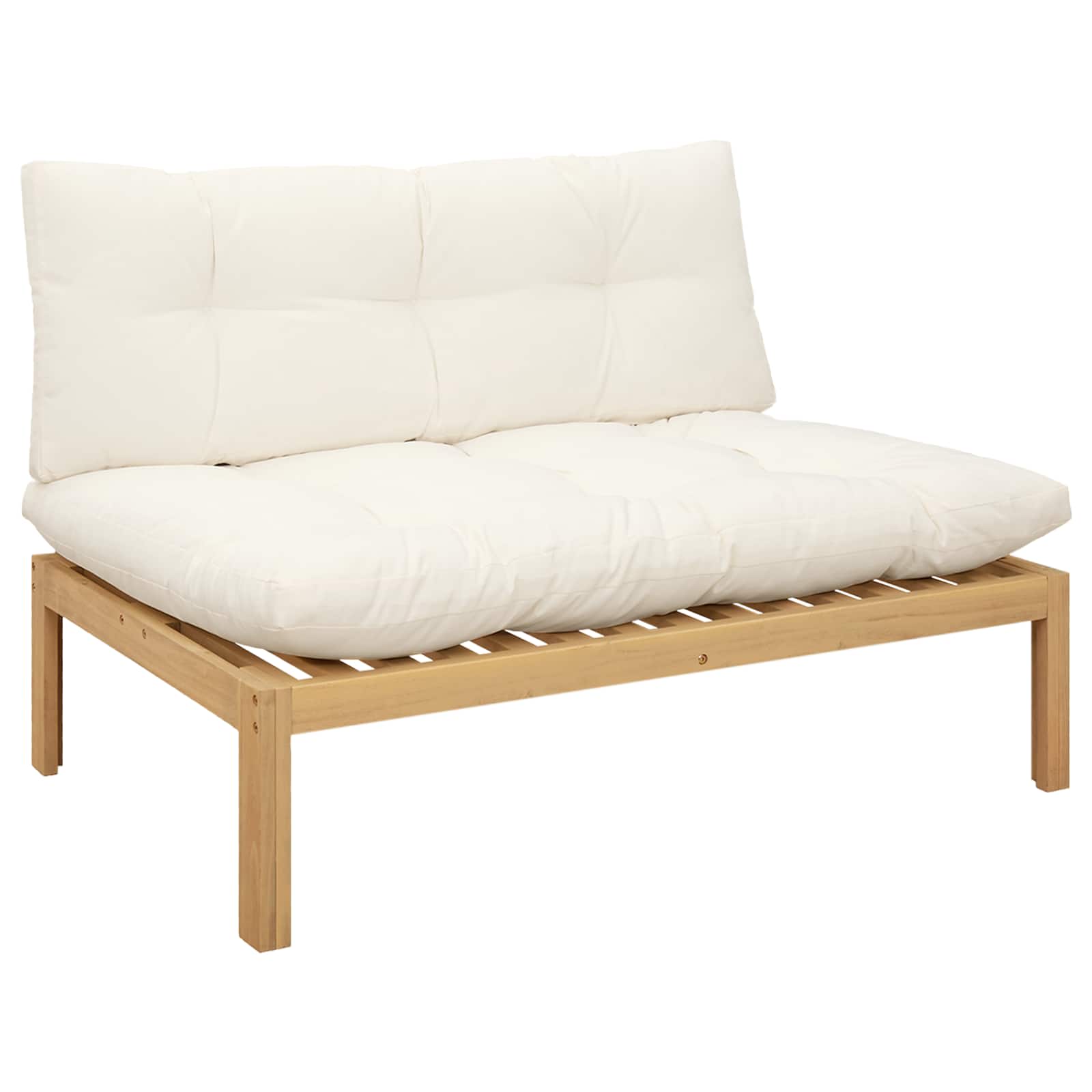 3 Stuk Garden Pallet Sofa Units Massief Acaciahout Licht Bruin image 7