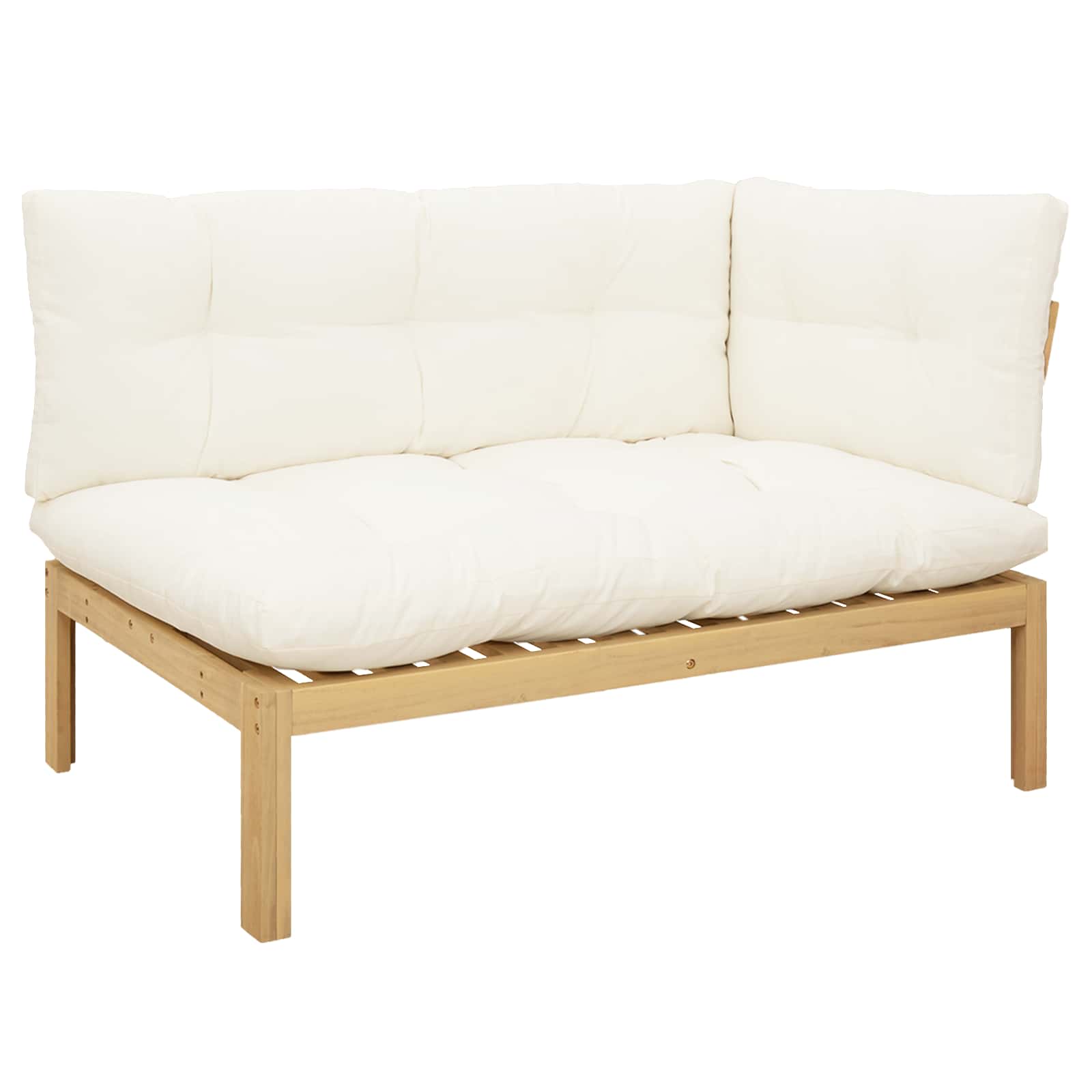 5 Stuk Garden Pallet Sofa Units Massief Acaciahout Licht Bruin image 5