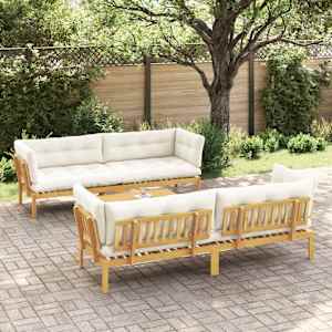 5 Kos Enote vrtne pallet sedeža Masiven les akacije