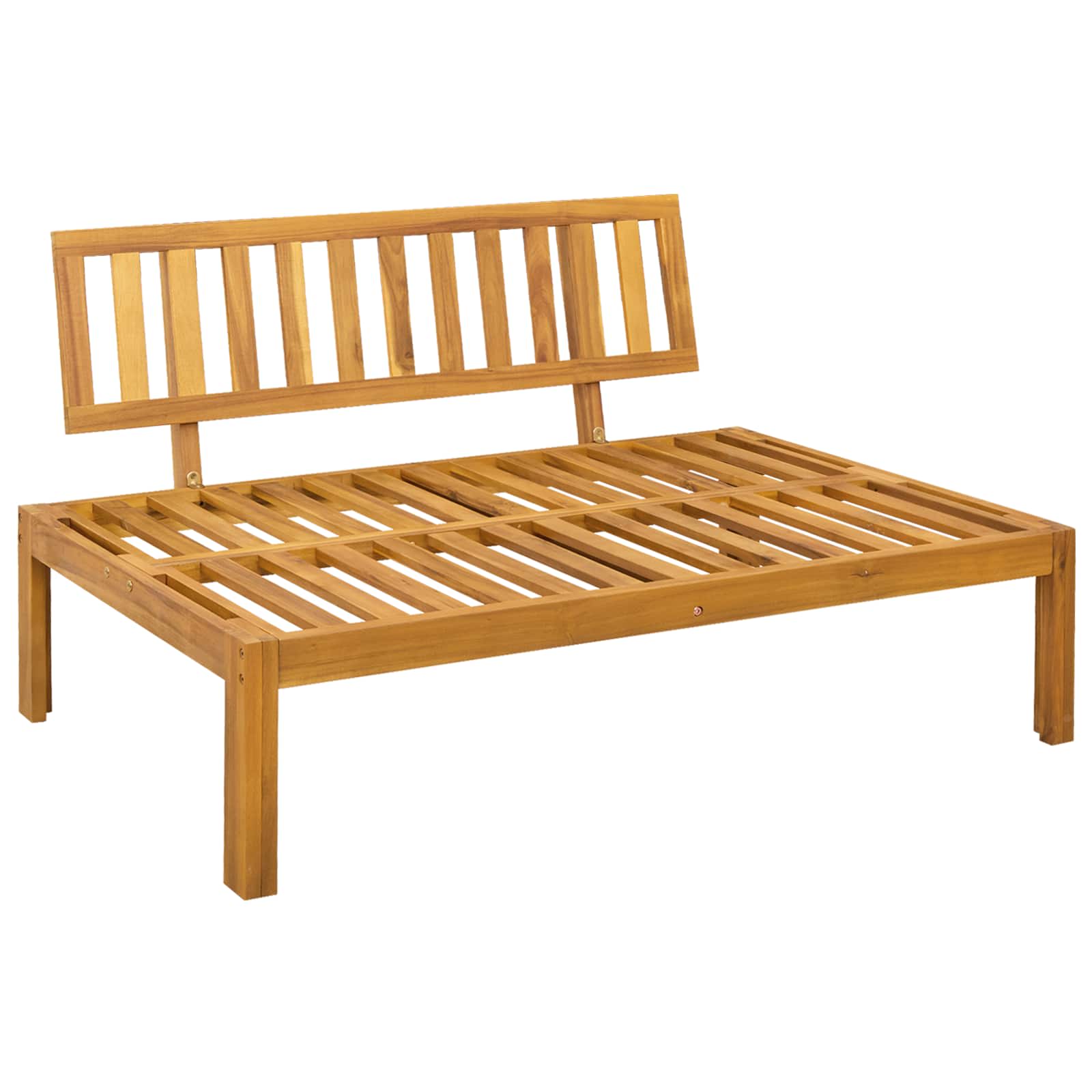 5 Stuk Garden Pallet Sofa Units Massief Acaciahout Naturel image 8