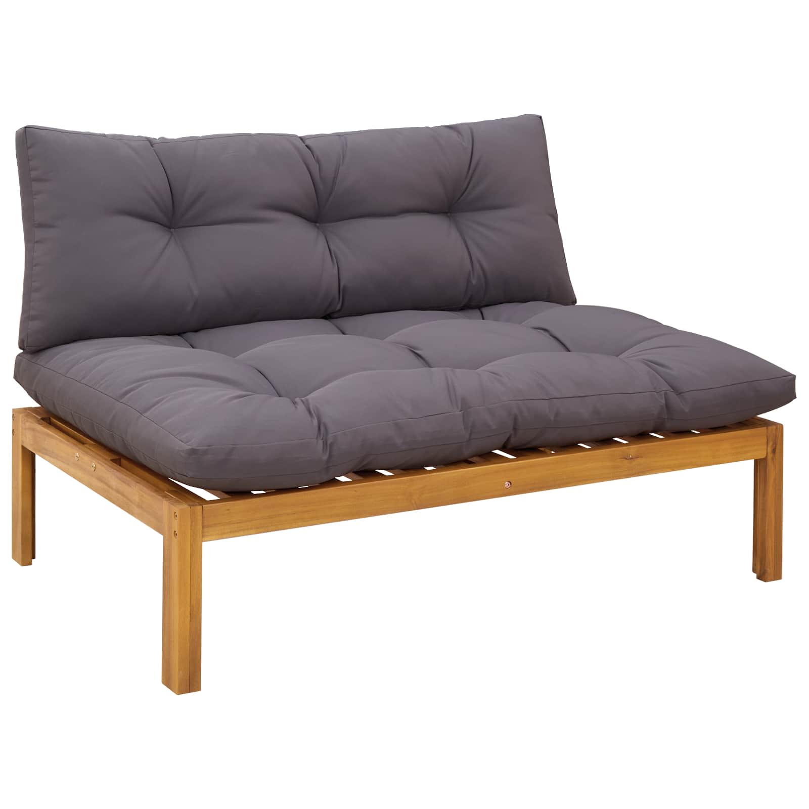 6 Stuk Garden Pallet Sofa Units Massief Acaciahout Naturel image 7