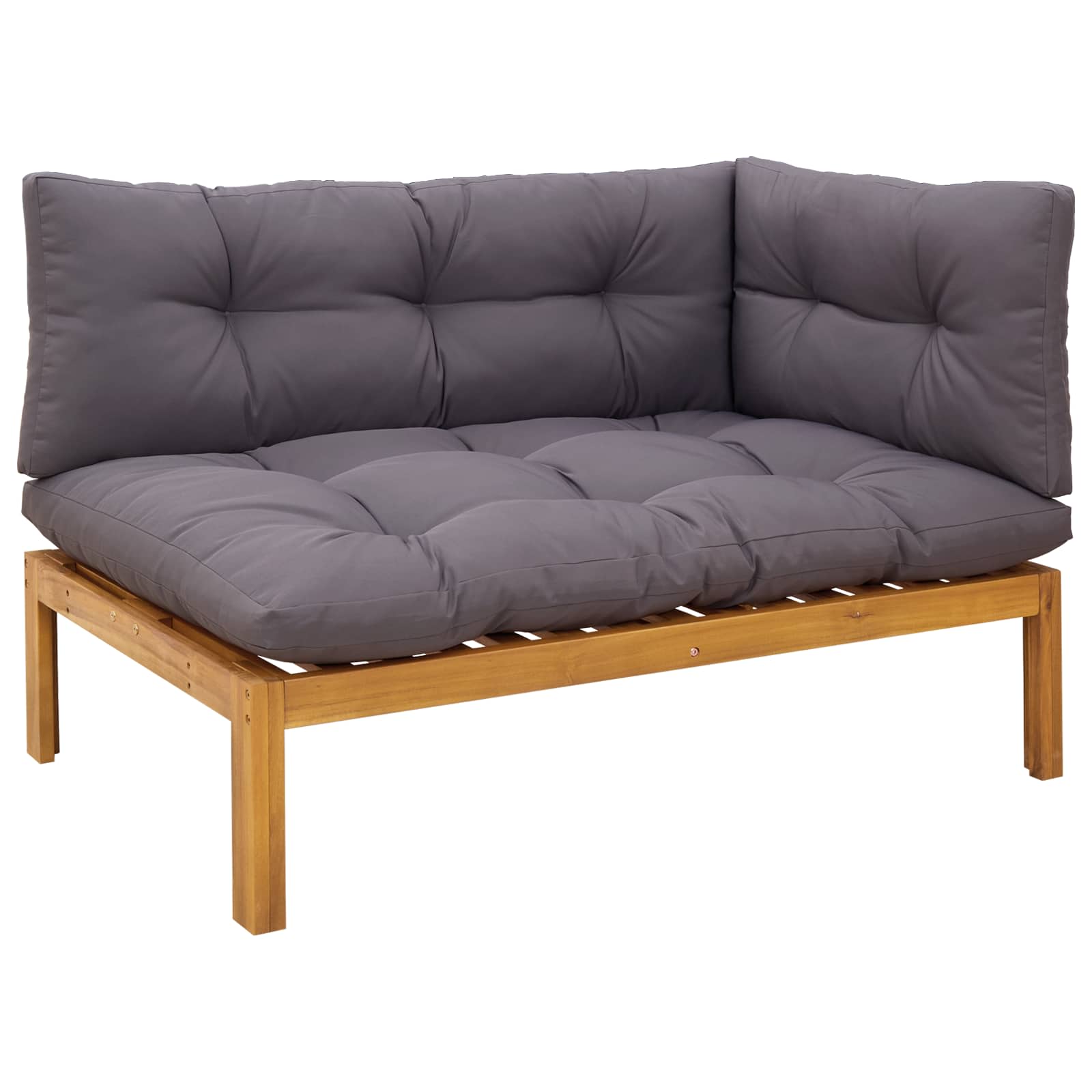 5 Stuk Garden Pallet Sofa Units Massief Acaciahout Naturel image 5