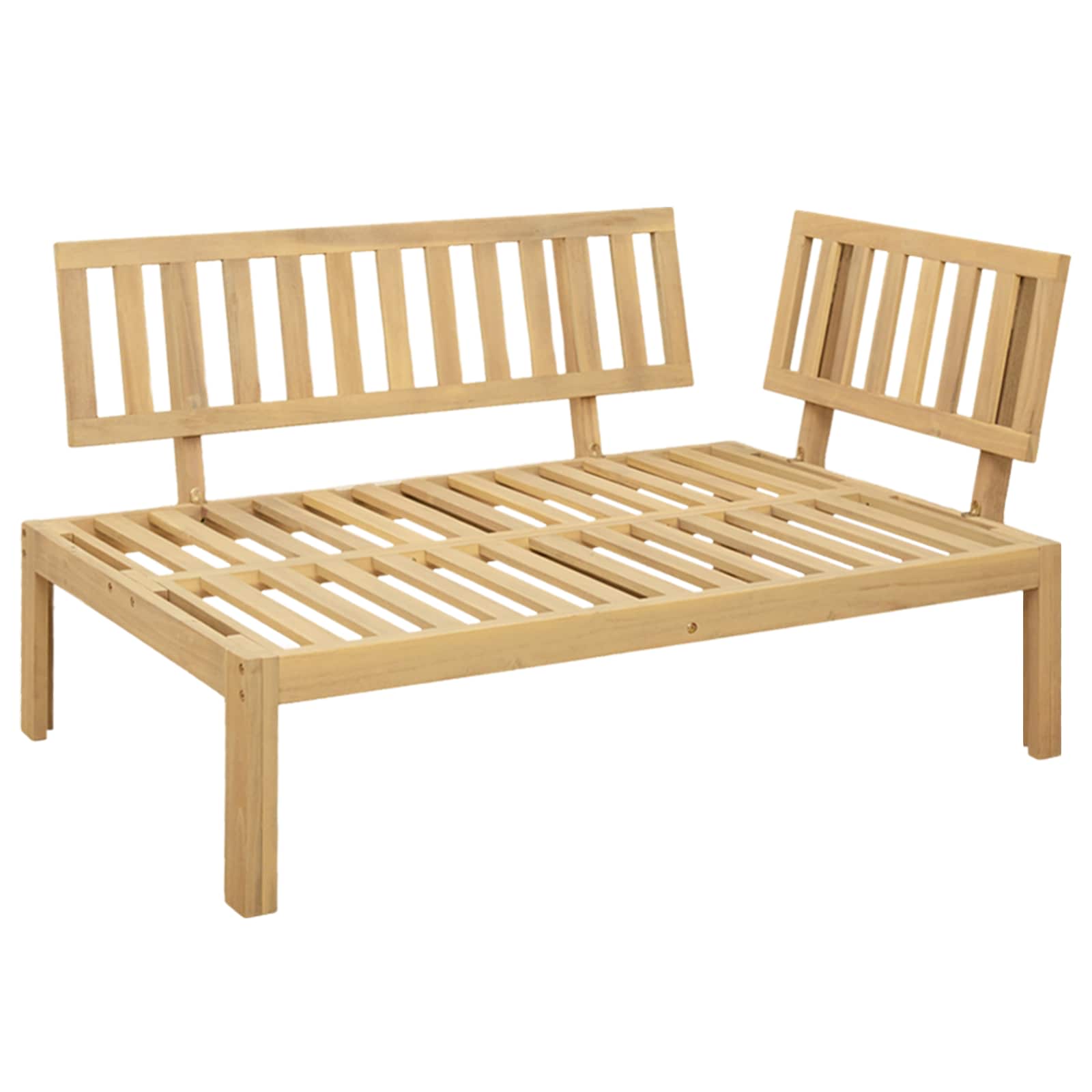 6 Stuk Garden Pallet Sofa Units Massief Acaciahout Licht Bruin image 9