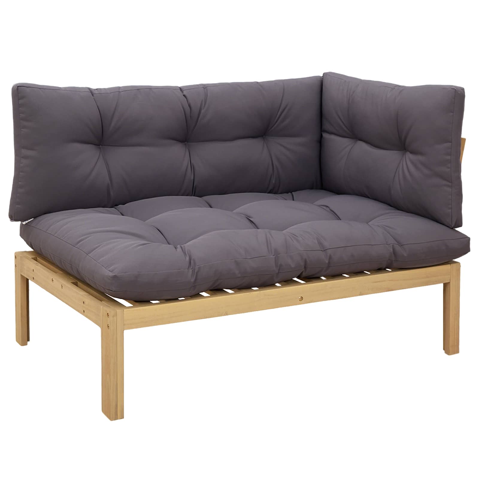 6 Stuk Garden Pallet Sofa Units Massief Acaciahout Licht Bruin image 5