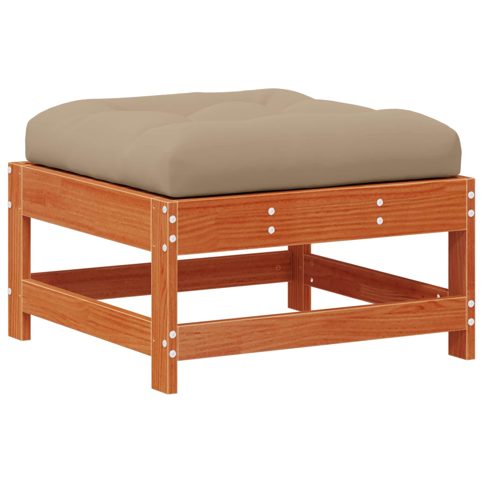 Tuin loungeset 7 pcs Waskleur Bruin Massief grenenhout image 6