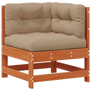 Zahradní lounge set 7 pcs Voskově Hnědá Masivní borovice - obrázek 4