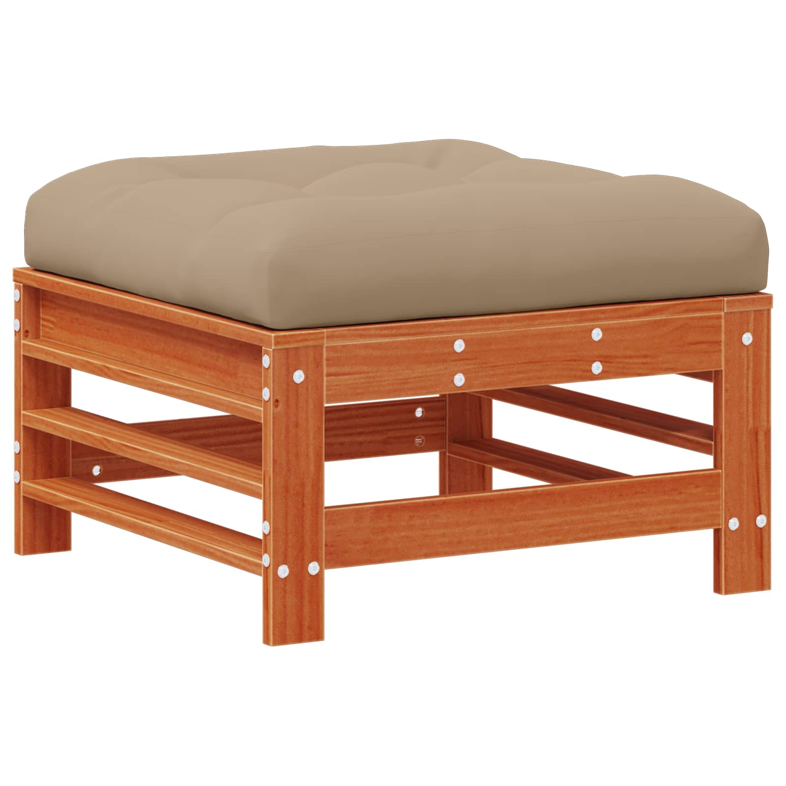 Tuin loungeset 8 pcs Wasbruin Massief grenenhout image 6