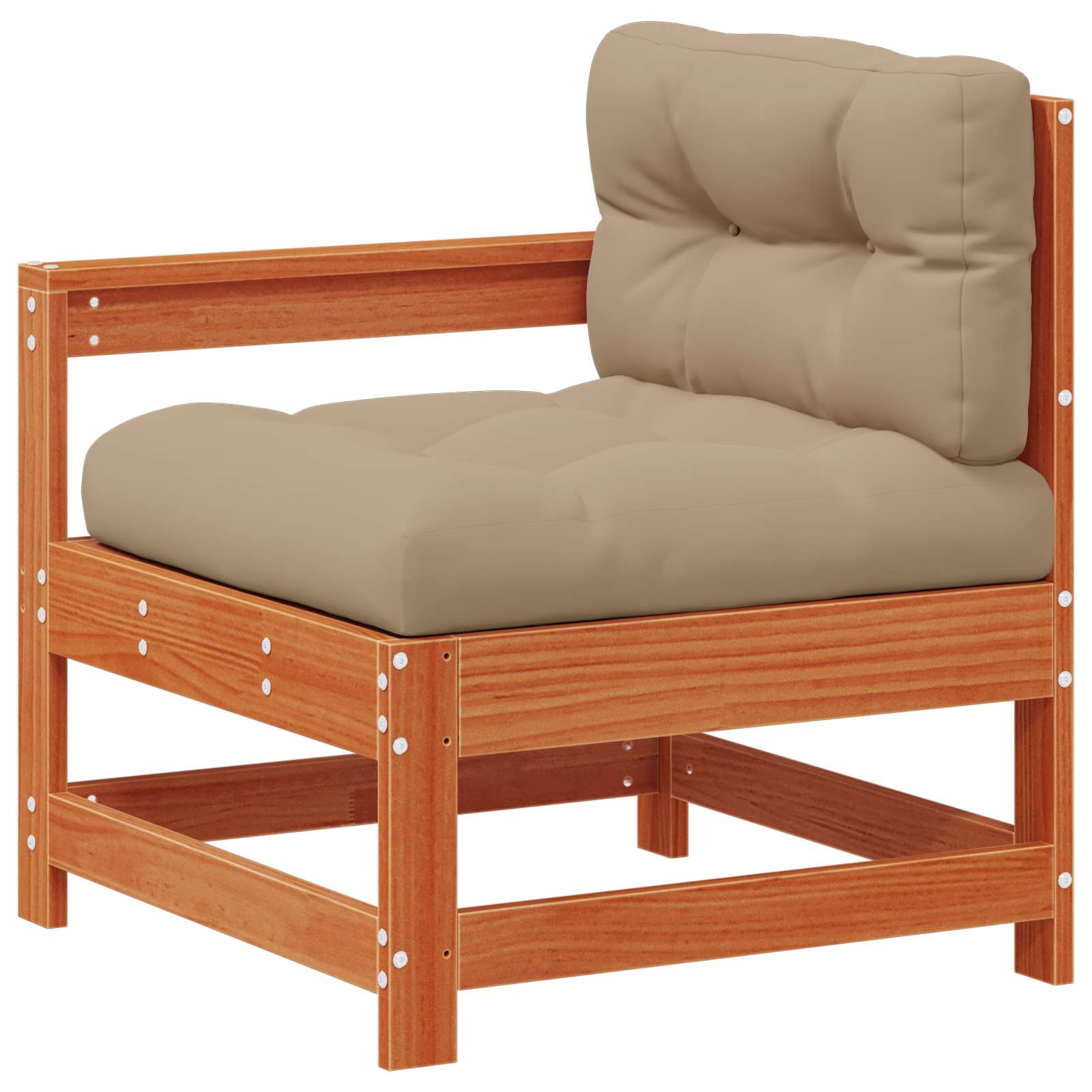 Tuin loungeset 10 pcs Wasbruin Massief grenenhout image 4