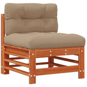 Zahradní lounge set 10 pcs Voskově hnědá - obrázek 5