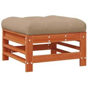 Zahradní lounge set 10 pcs Voskově hnědá - obrázek 6