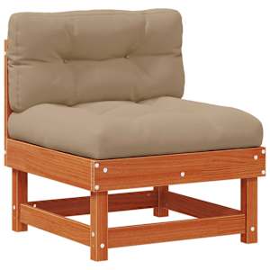 Zahradní lounge set 15 pcs Voskově Hnědá Masivní borovice - obrázek 5