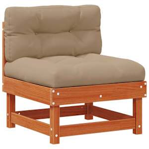 Zahradní lounge set 6 pcs Voskově Hnědá Masivní borovice - obrázek 4