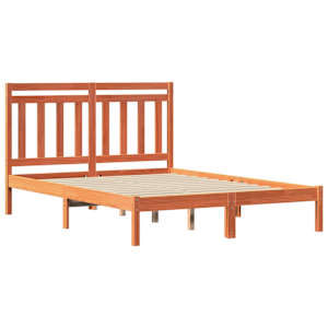 Rám postele s čelo Voskově hnědá 205,5 x 155,5 x 100 cm - obrázek 3