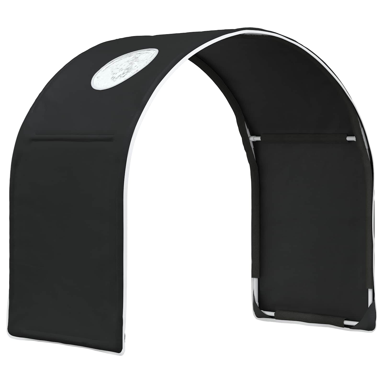 Tunel postele 2 pcs Černá 211 x 52,5 x 2 cm Polyester - obrázek 4