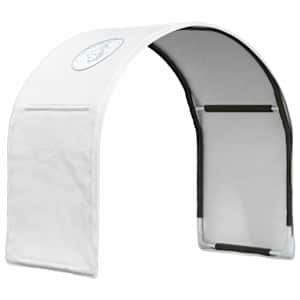 vidaXL Laste voodi tunnel 2 tk Valge Pol&uuml;ester