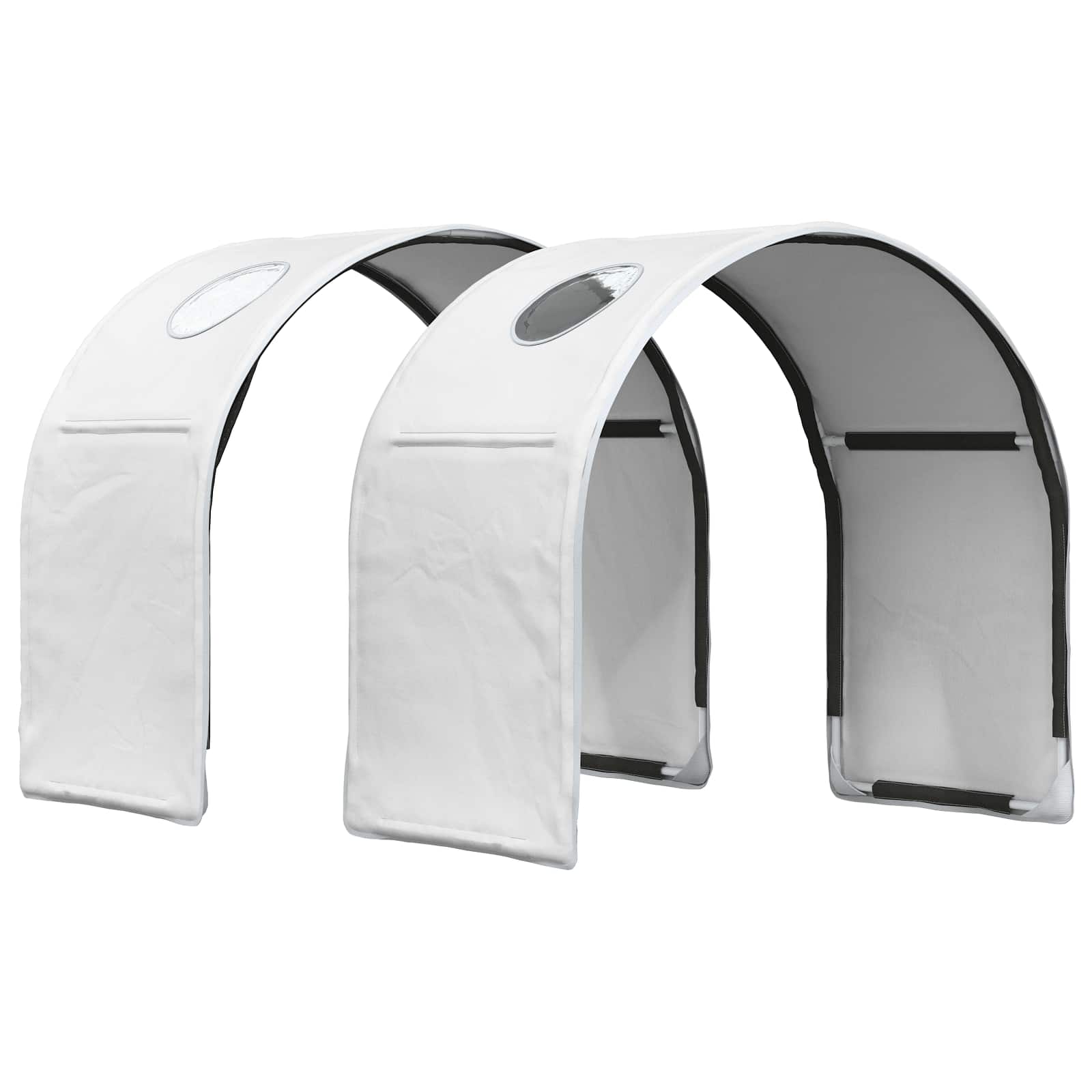 Tunel postele 2 pcs Bílá 211 x 52,5 x 2 cm Polyester - obrázek 5