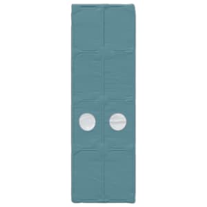 Tunel postele 2 pcs Světle modrá 211 x 67.5 x 2 cm Polyester - obrázek 5
