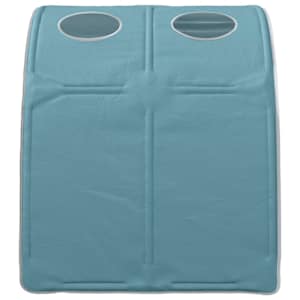 Tunel postele 2 pcs Světle modrá 211 x 67.5 x 2 cm Polyester - obrázek 7