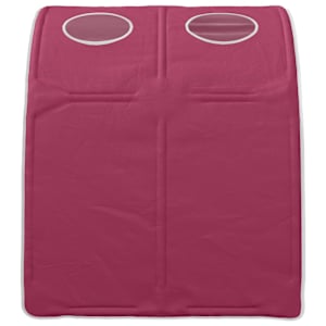 Tunel postele 2 pcs Červená 211 x 67.5 x 2 cm Polyester - obrázek 7