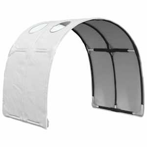 Tunel postele 2 pcs Bílá 211 x 67.5 x 2 cm Polyester - obrázek 4