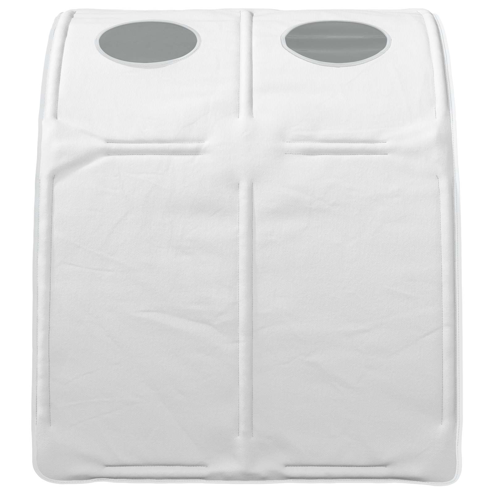 Tunel postele 2 pcs Bílá 211 x 67.5 x 2 cm Polyester - obrázek 8