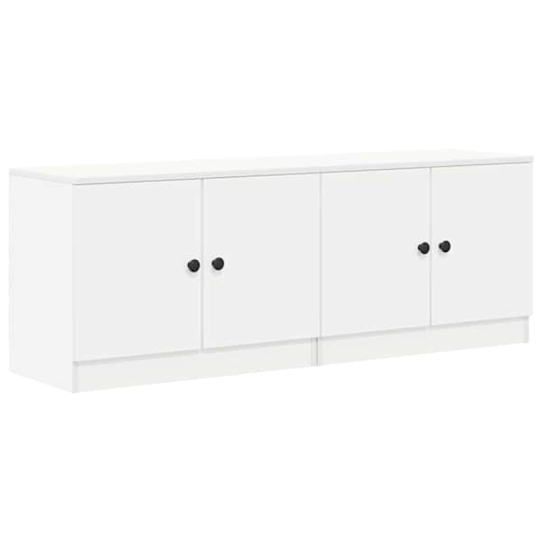 vidaXL Salvestuskapid k&otilde;rgel voodil 2 tk Valge 66 x 35 x 48 cm