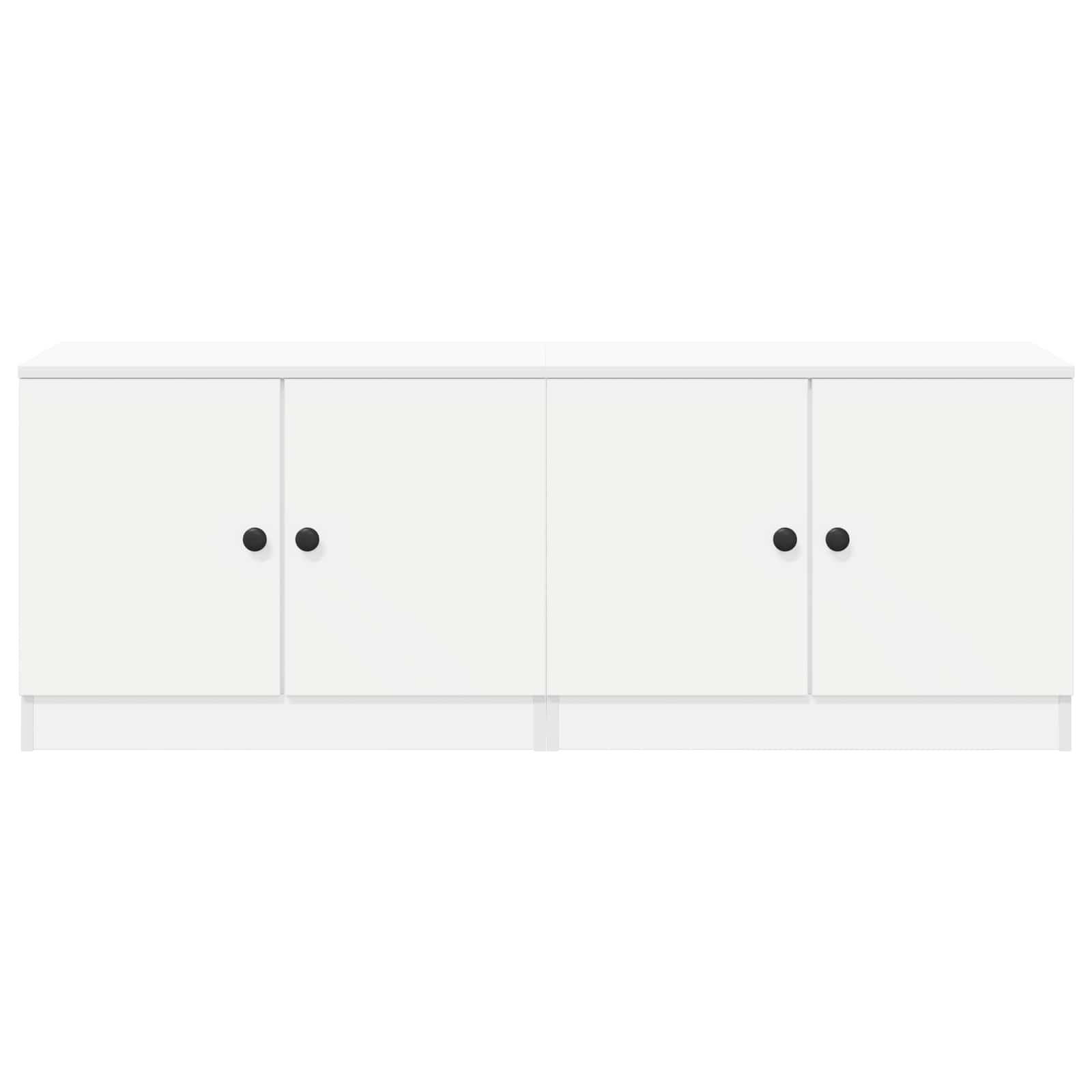 Zásuvka pod postel 2 pcs Bílá 66 x 35 x 48 cm Dřevěný materiál - obrázek 4