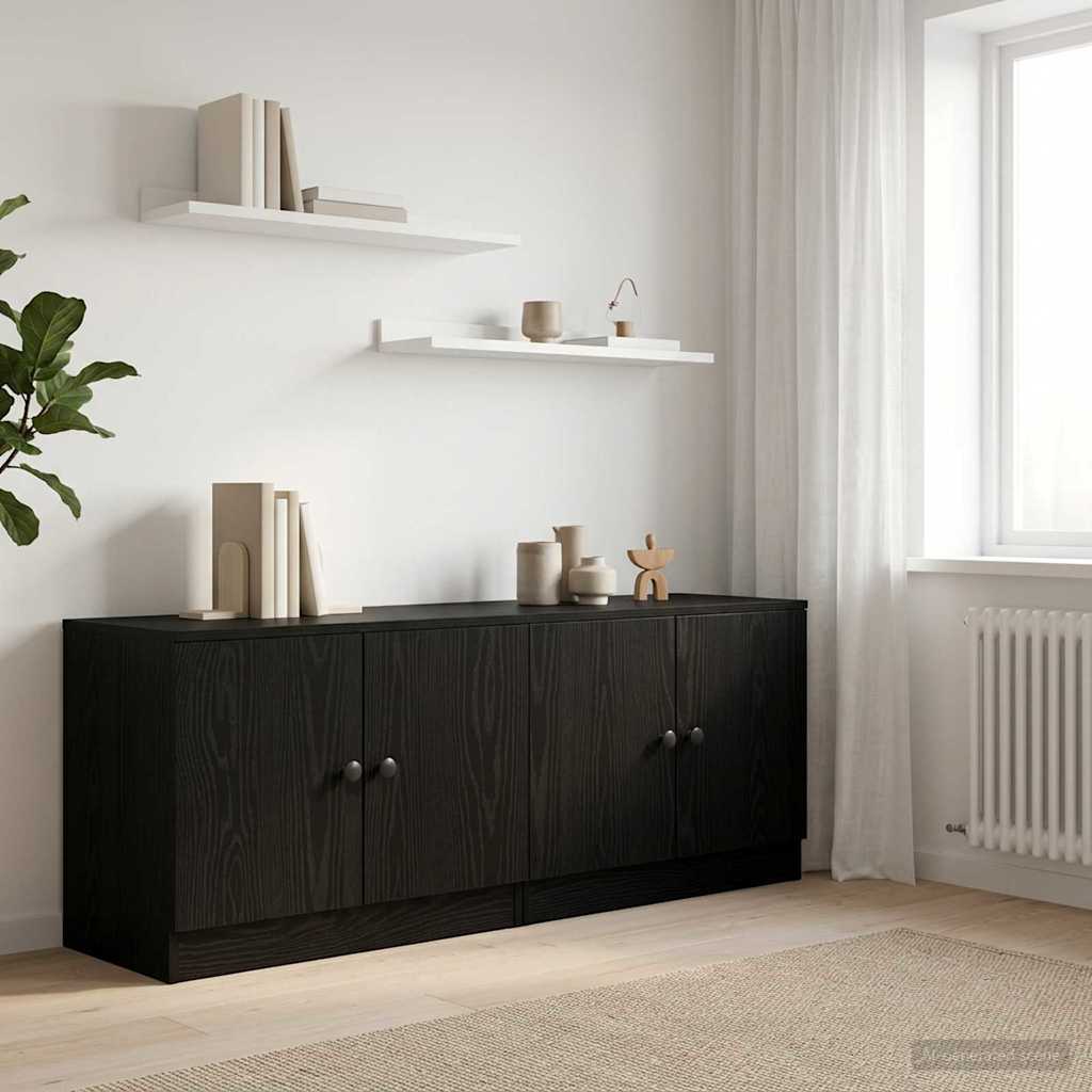 Zásuvka pod postel s úložištěm 2 pcs Černý Dub 66 x 35 x 48 cm