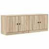 vidaXL Salvestuskapid k&otilde;rgel voodil 2 tk Sonoma tamm 66 x 35 x 48 cm