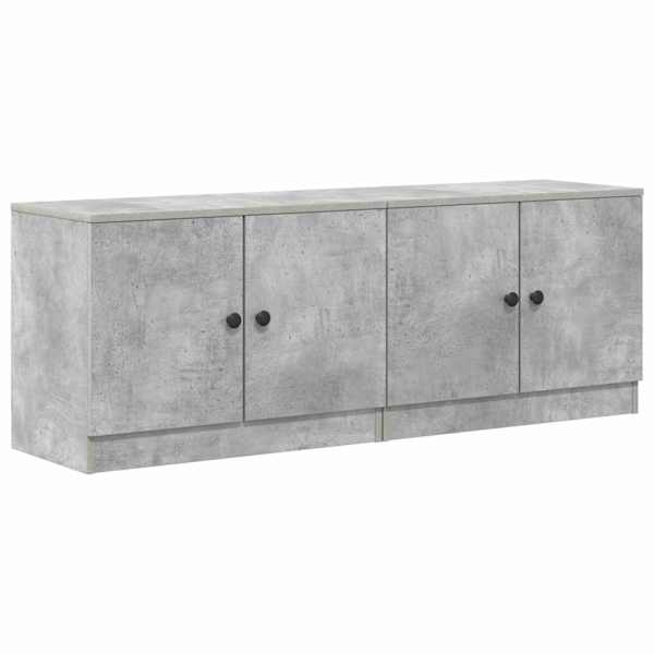 vidaXL Salvestuskapid k&otilde;rgel voodil 2 tk Betoonhall 66 x 35 x 48 cm
