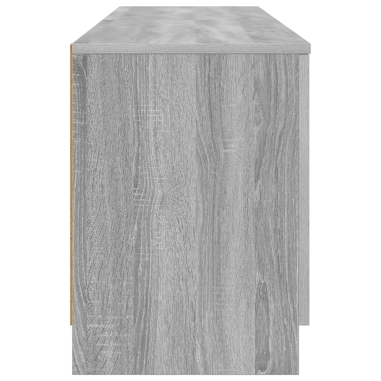 Zásuvka pod postel se dveřmi 2 pcs Šedý Sonoma 66 x 35 x 48 cm - obrázek 5