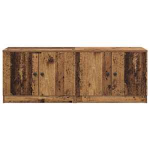 Zásuvka pod postel 2 pcs Staré dřevo 66 x 35 x 48 cm - obrázek 5