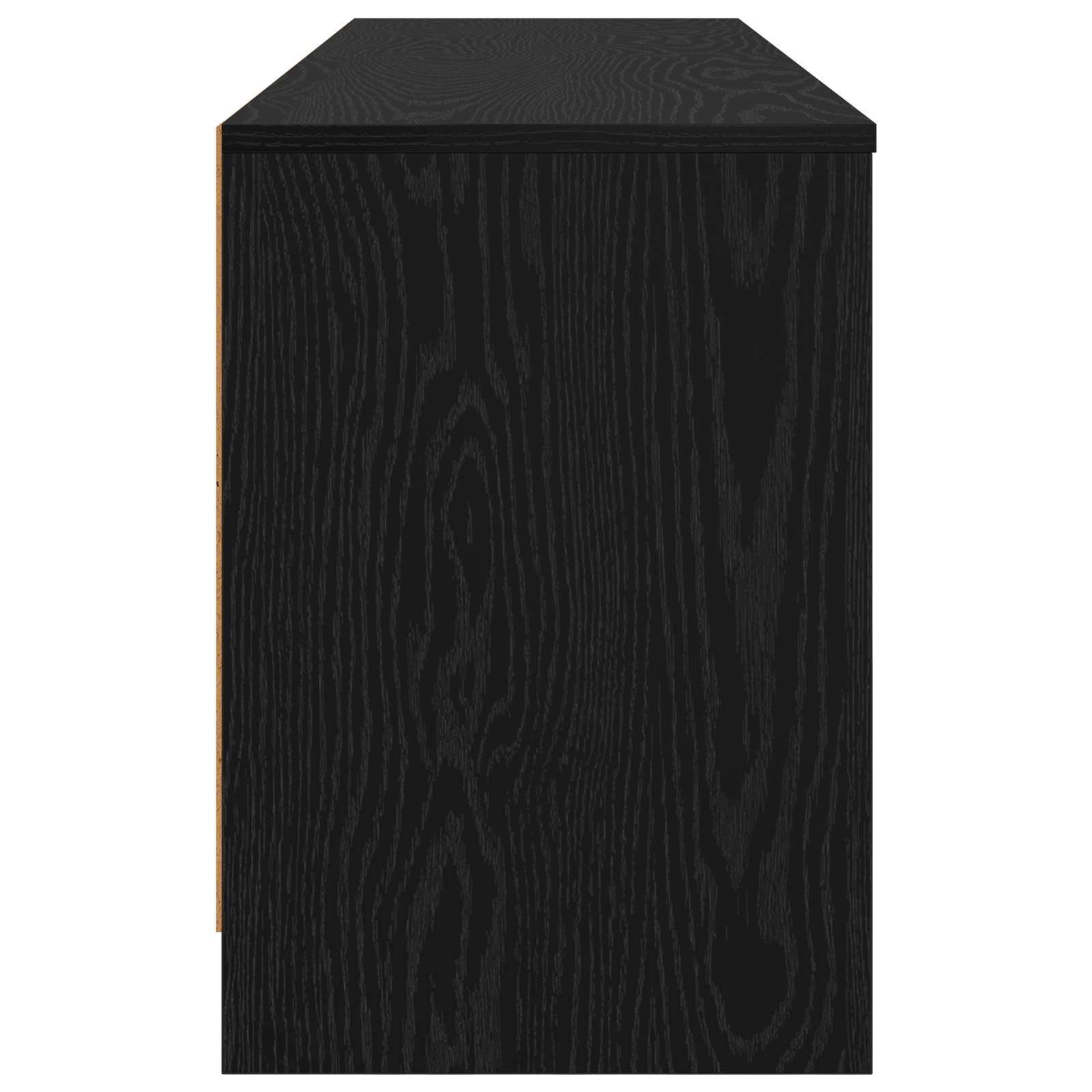 Zásuvka pod postel s policí 2 pcs Černý dub 66 x 33 x 48 cm - obrázek 5