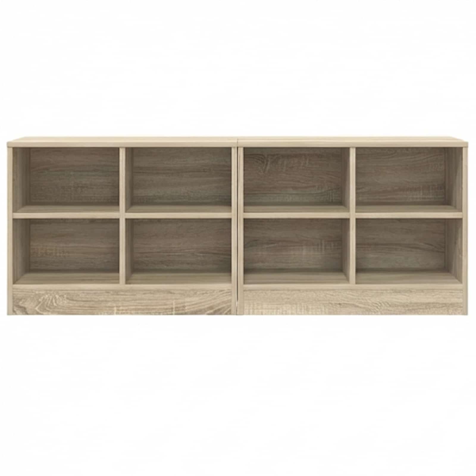 Sängynkaappi 2 pcs Sonoman tammi 66 x 33 x 48 cm Tekninen puu - Image 6