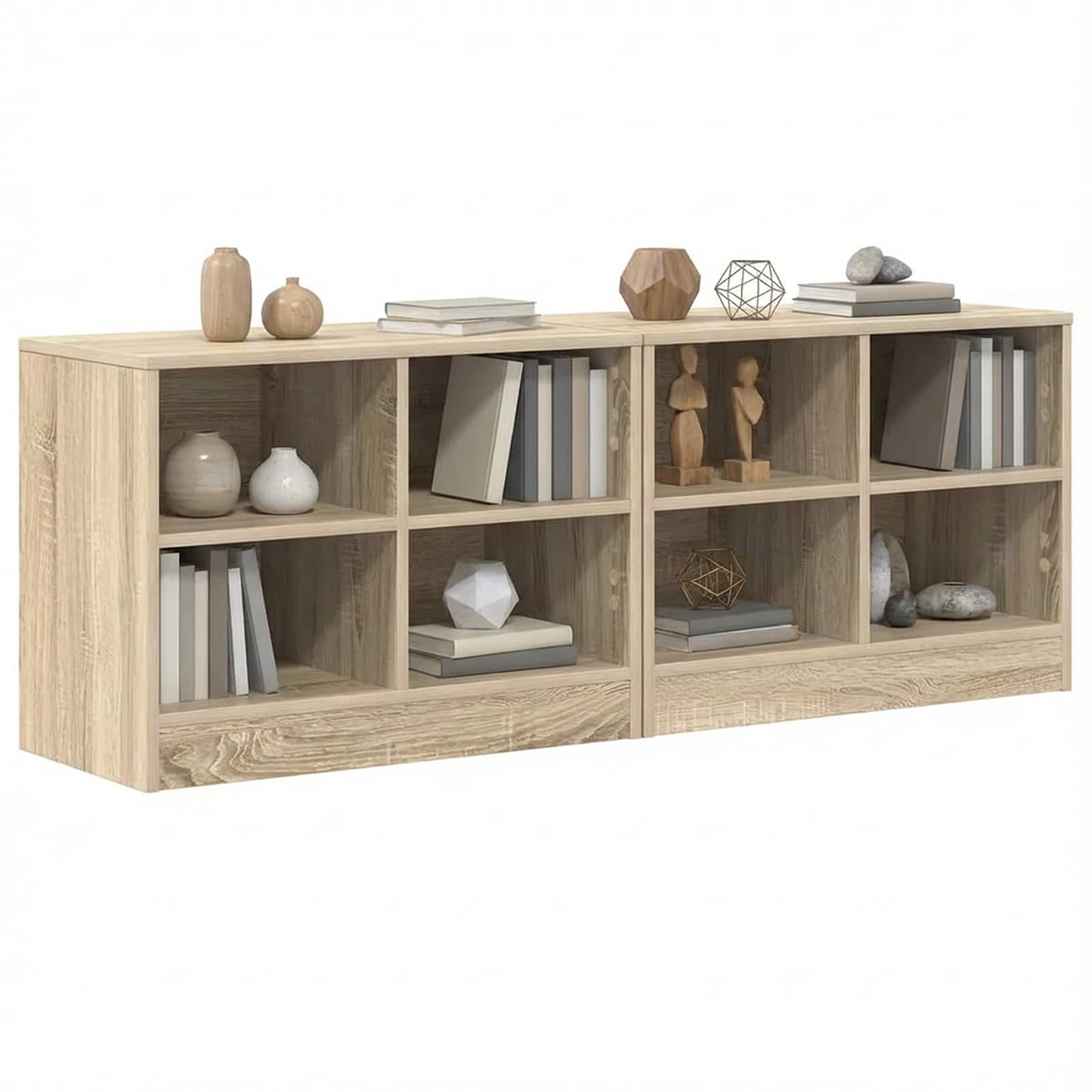 Sängynkaappi 2 pcs Sonoman tammi 66 x 33 x 48 cm Tekninen puu - Image 3