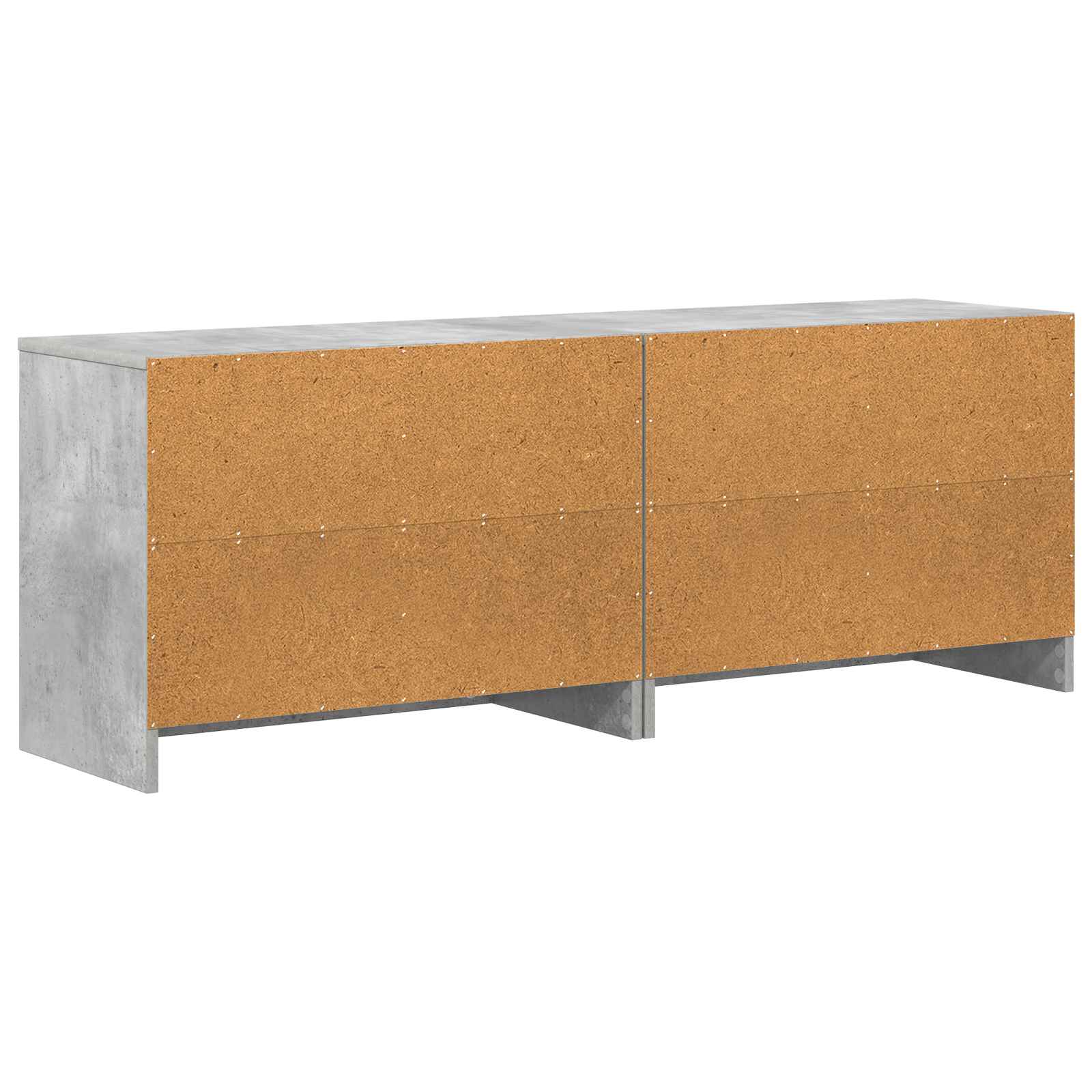 Zásuvka pod postel s policí 2 pcs Betonově šedá 66 x 33 x 48 cm - obrázek 6