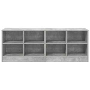 Zásuvka pod postel s policí 2 pcs Betonově šedá 66 x 33 x 48 cm - obrázek 4