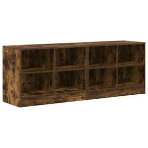 Zásuvka pod postel s policí 2 pcs Kouřový dub 66 x 33 x 48 cm - obrázek 2