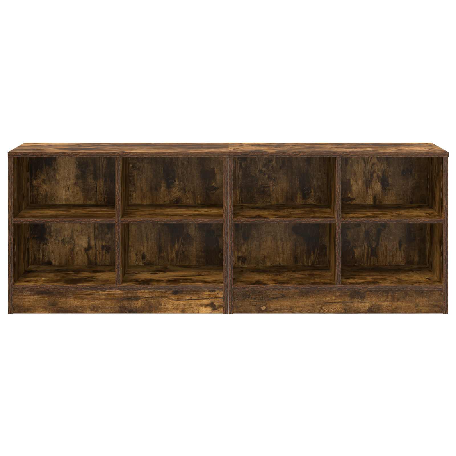 Zásuvka pod postel s policí 2 pcs Kouřový dub 66 x 33 x 48 cm - obrázek 4
