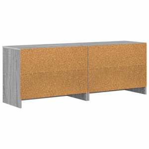 Zásuvka pod postel s policí 2 pcs Šedý Sonoma 66 x 33 x 48 cm - obrázek 6