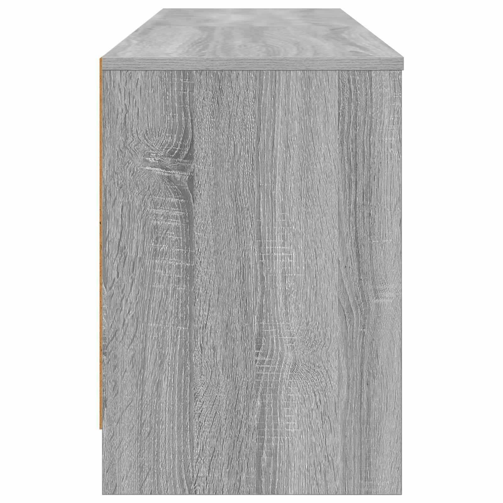 Zásuvka pod postel s policí 2 pcs Šedý Sonoma 66 x 33 x 48 cm - obrázek 5