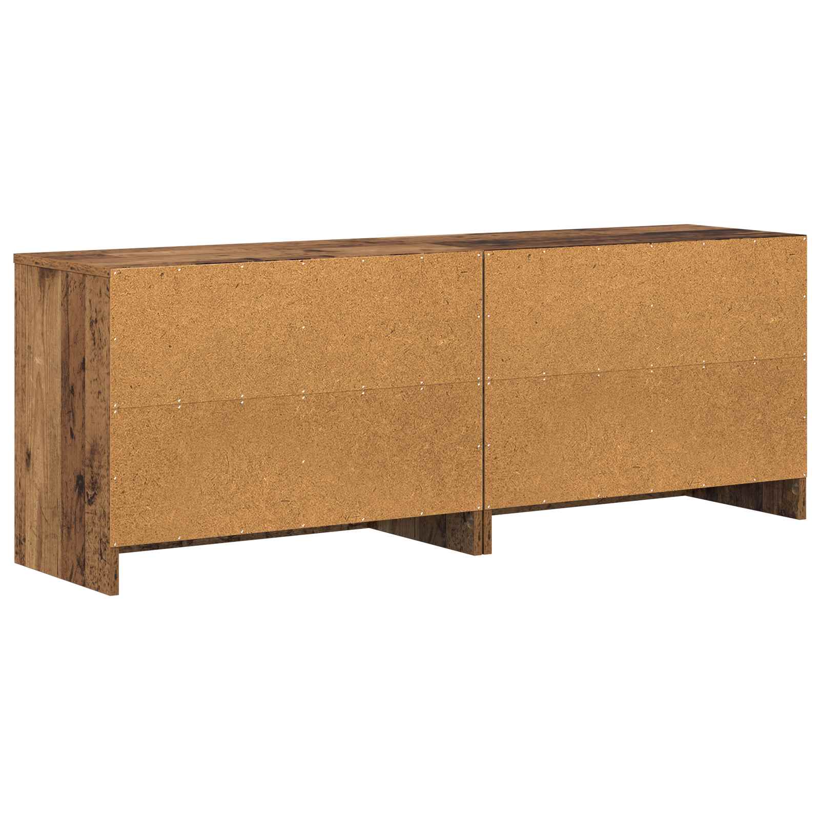 Zásuvka pod postel s policí 2 pcs Staré dřevo 66 x 33 x 48 cm - obrázek 6