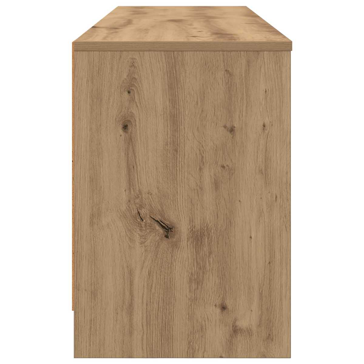 Sengeskab 2 stk. 66 x 33 x 48 cm Konstrueret træ - Billede 6