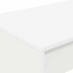 Postelový stůl Bílá Kompozitní dřevo 100 x 45 x 75 cm - obrázek 6