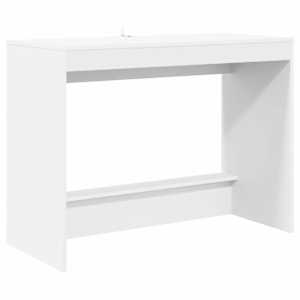 vidaXL Voodi Laua Valge Tehispuit 100 x 45 x 75 cm