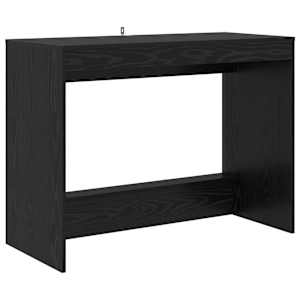 vidaXL Voodi Laua Must tamm Tehispuit 100 x 45 x 75 cm
