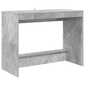 Posteljski pisalni miza Betonsko siva 100 x 45 x 75 cm