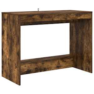 vidaXL Voodi Laua Suitsutatud tamm Tehispuit 100 x 45 x 75 cm