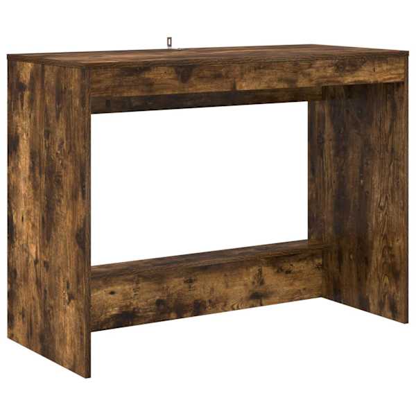 vidaXL Voodi Laua Suitsutatud tamm Tehispuit 100 x 45 x 75 cm